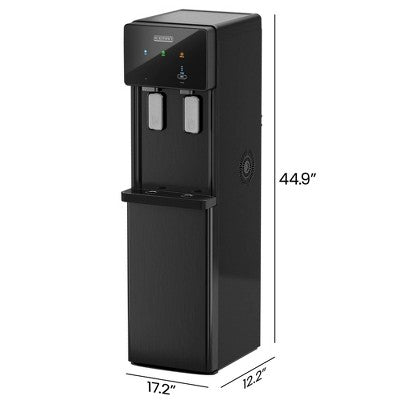 Iceman Ice Maker and Water Dispenser, Bottom-Loading for 1-5 Gallon Bottles - Black (LOCAL PICKUP ONLY)