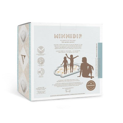 MINNIDIP Exclusive Resort Collection Splash Pad Play Sprinkler - Travertine Tiles: Portable PVC Kids Water Toy