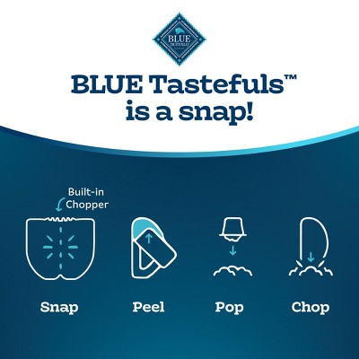 Blue Buffalo Tastefuls Spoonless Singles Chicken Entree Pate Adult Dry Cat Food - 2.6oz