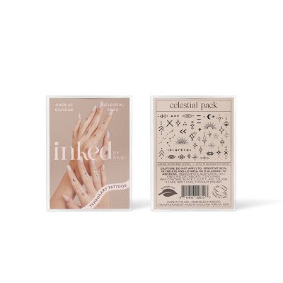 INKED By Dani Deluxe Gift Set Temporary Tattoo Gift Set - 2Pk