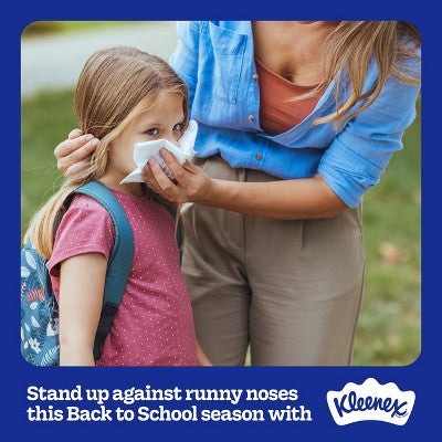 Kleenex Ultra Soft 3-Ply Facial Tissue - Back-to-School Pack - 4pk/480ct