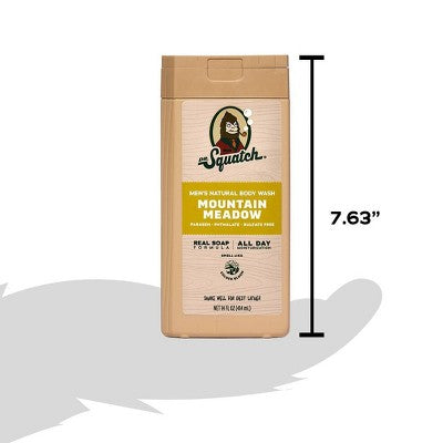 DR. SQUATCH Men's Rapids Non-Exfoliating Body Wash - Mountain Meadow