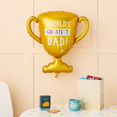 World's Greatest Dad Father's Day Jumbo Foil Balloon - Spritz