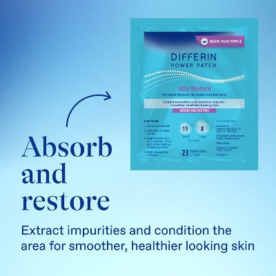 Differin Skin Restore Hydrocolloid Pimple Patches for Acne - 23ct