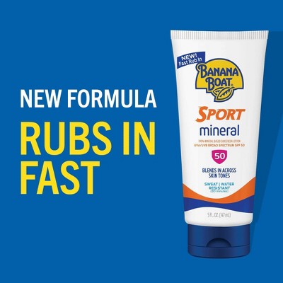 Banana Boat Sport Mineral Lotion - SPF 50 - 5 fl oz