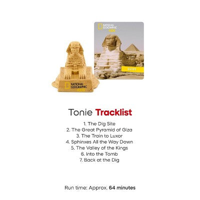 tonies National Geographic Kids: Egypt Tonie Figurine *ADD 3 TO YOUR CART & 1 IS FREE!*