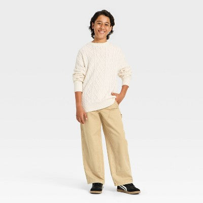 Boys' Baggy Carpenter Pants - art class Beige 10