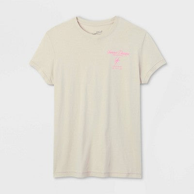 Women's Short Sleeve Pullover T-Shirt - Universal Thread Taupe S