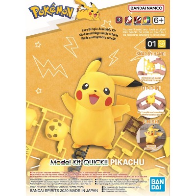Bandai Pokemon Model Kit Model Kit Pikachu Action Figure