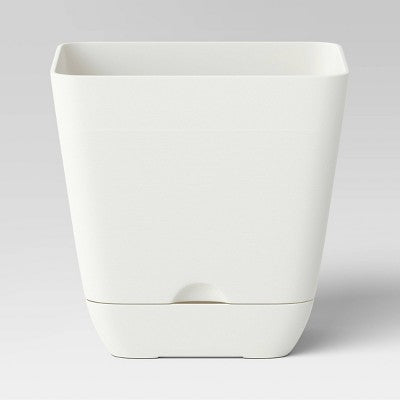 Square Indoor Outdoor Planter Pot White 6"x6" - Room Essentials