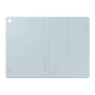 Samsung Galaxy Tab A9+ Book Cover - Blue/Yellow: Solid Epoxy Electronics Case