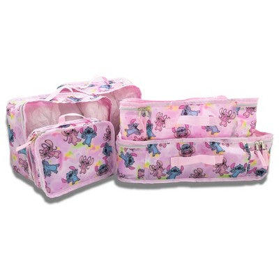 Disney Bluey Stitch 5pk Packing Cube - Stitch Pink