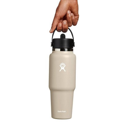 Hydro Flask 32oz Wide Mouth Flex Straw Travel Bottle - Oat