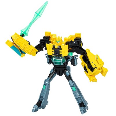 Transformers EarthSpark Bumblebee and Mo Malto Cyber-Combiner Action Figure Set - 2pk