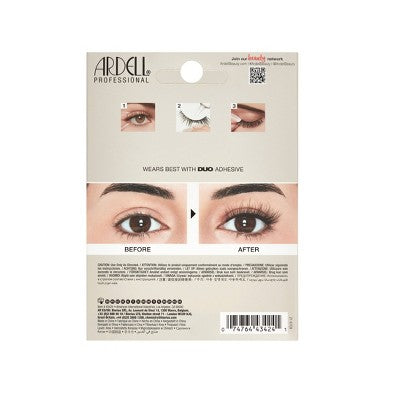 Ardell Faux Mink Flutter False Eyelashes - 4ct: Synthetic Hair, Full Volume, Adhesive Not Included
