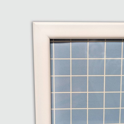 Harbortown 3pk 4"x4" Soft Linear Profile Mini Picture Frames Matte White