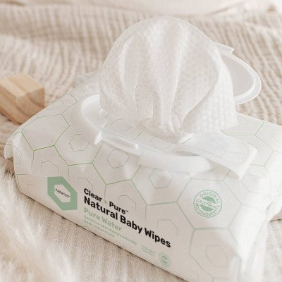 Parasol Natural 99% Pure Water Baby Wipes for Sensitive Skin - 10 Packs - 600ct
