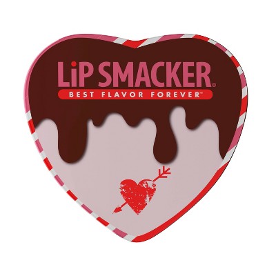 Lip Smackers Heart Tin Lip Balm Trio - Chocolate Deluxe - 3pc/0.42oz: Moisturizing, Translucent, Lip Makeup