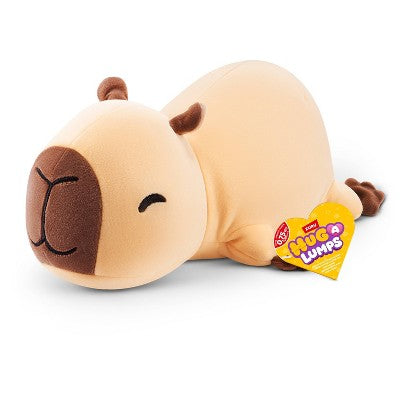 Hug-A-Lumps Capybara Weighted Plush Small Stuffed Animal: Zoo-Themed Polyester Toy