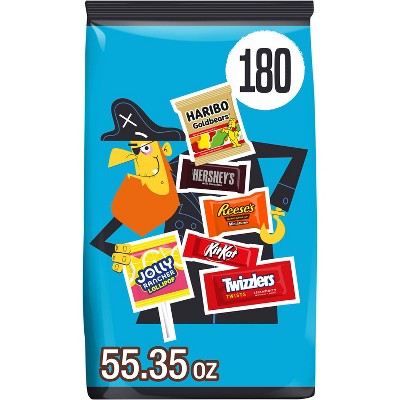 HERSHEY'S Chocolate and Sweets Candy Variety Bag - 55.35oz/180pc BBD:05/26