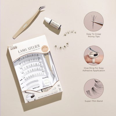 KISS Products Lash Atelier Design False Eyelashes Kit - 82ct
