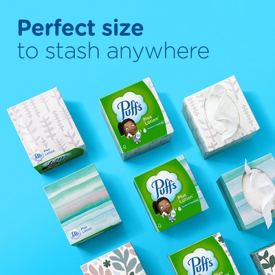 Puffs Plus Lotion Facial Tissue - Exclusive Designs - 6pk/72ct