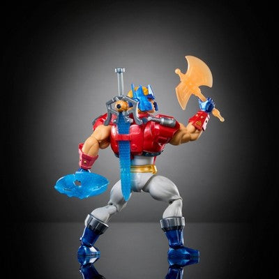 Masters of the Universe Origins x Transformers Optimus Prime Armor He-Man Action Figure, MOTU Toy