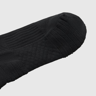 Hanes Men's Stretch Cushion Ankle Socks 3pk - Black 6-12