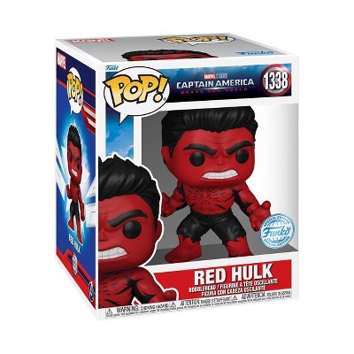 Funko POP! Marvel: Captain America Brave New World Red Hulk Retro Comic Deco Figure (Target Exclusive)