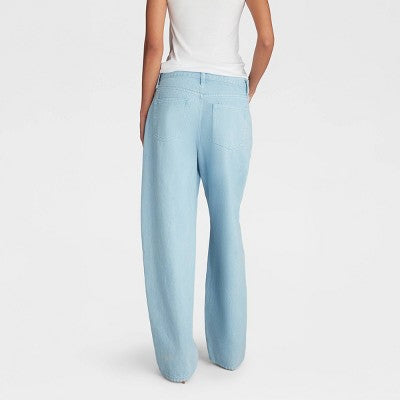 KBB by KAHLANA Women's Mid-Rise Barrel Leg 'The Kahlana Jean' 12
