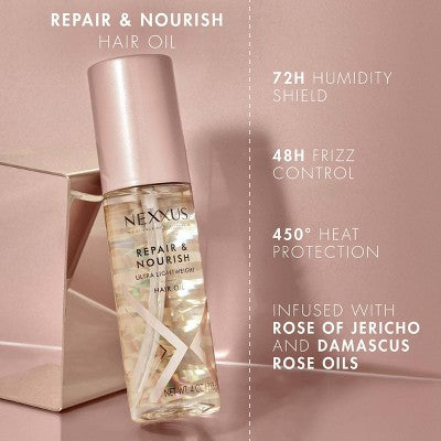 Nexxus Repair & Nourish Lightweight Hair Oil - 3.3oz