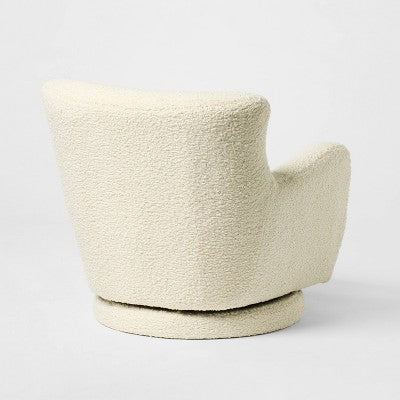 Kessler Swivel Chair Cream - Threshold designed with Studio McGee (LOCAL PICKUP ONLY)
