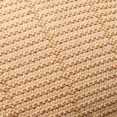 24"x24" Textured Woven Square Toss Pillow Natural - Hearth & Hand with Magnolia (LOCAL PICKUP ONLY)