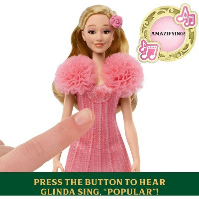 Universal Pictures' Wicked Singing Glinda 11" Fashion Doll Posable with Removable Movie Fashions and Accessories