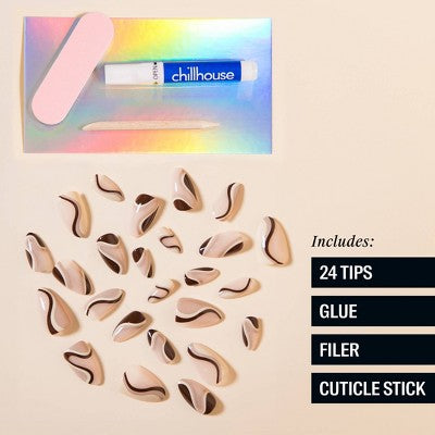 Chillhouse Fake Nails - Gone Riding - 24ct