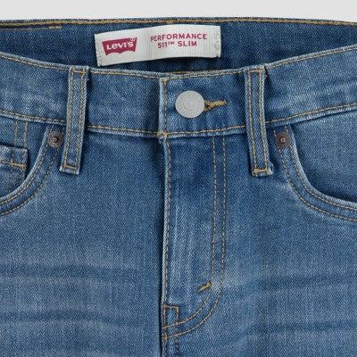 Levi's Boys' 511 Slim Fit Performance Jeans - Medium Wash 20: