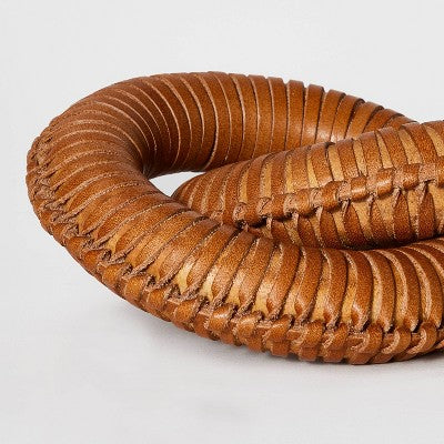 Round Leather Links - Threshold designed with Studio McGee