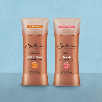 SheaMoisture Solid Deodorant Stick Even Tone - Vitamin C & Niacinamide - Aluminum-Free 2.6oz