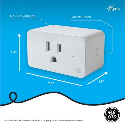 GE CYNC Indoor Smart Plug White