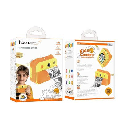 hoco. Kids Dual-Cam Digital Print Camera, Yellow