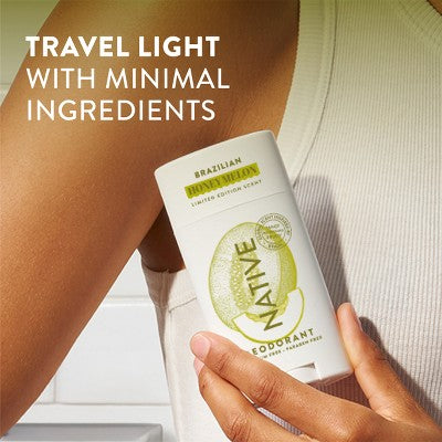 Native Limited Edition Aluminum-Free and Residue-Free Global Flavors Deodorant - Honey Melon - 2.65 fl oz