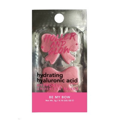 Holler and Glow Vitamin C Under Eye Mask Bows - 0.10oz: Deep Hydration, Damage Repair, Alcohol-Free, Sensitive Skin
