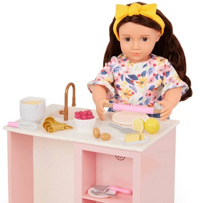 Our Generation Tasty Pastry Dessert Play Food Baking Accessory Set for 18'' Dolls