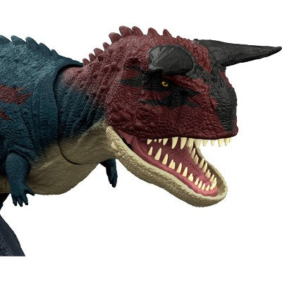 Jurassic World Charge N Chomp Carnotaurus Running Roaring Dinosaur Action Figure, Digital Play
