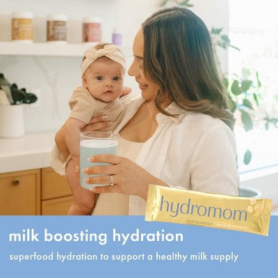 Boobie HydroMom Electrolyte Drink Mix - Blue Raspberry - 6.3oz/15ct