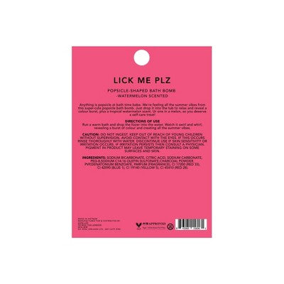 Holler and Glow Lick Me Plz Lolly Bath Bomb - 4.23oz