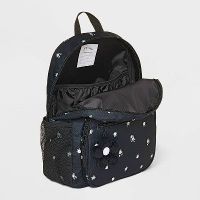 Kids' 16" Floral Dome Backpack - art class Black"