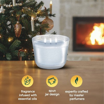 Glade 3 Wick Scented Candle in Glass Jar - Bergamot & Eucalyptus - 6.8oz