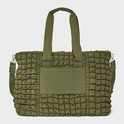 Soft Weekender Bag - A New Day Green