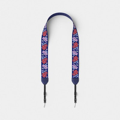 Camera Strap - heyday Poppy Flowers